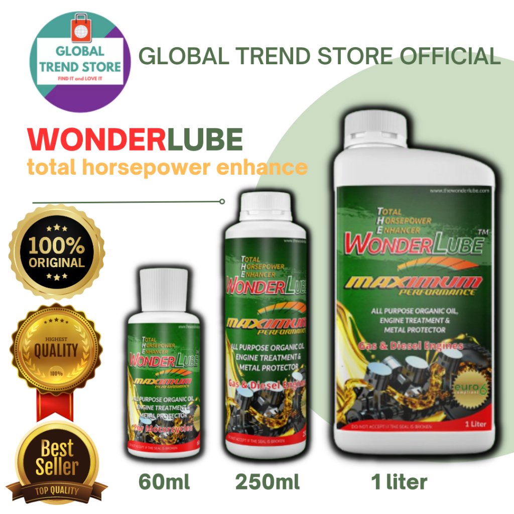 The Original Wonderlube Maximum Performance ENGINE OIL ADDITIVE FOR GAS