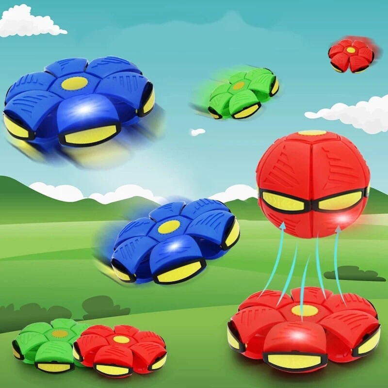 WXD bouncing ball UFO Flying Ball Kids Throw Disc Magic Balls Boy/Girl