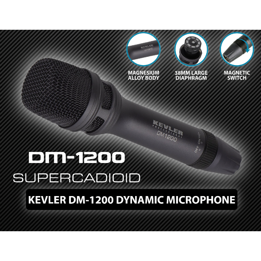 Kevler Professional Precision Crafted Super Cardioid Dynamic Microphone ...