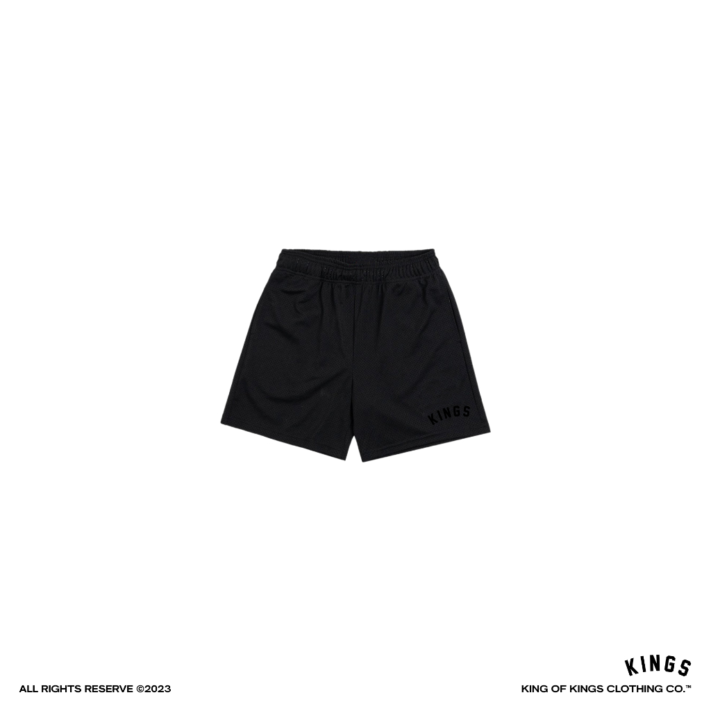 BLACK POWER MESH SHORT King of Kings Clothing Co. Shopee Philippines