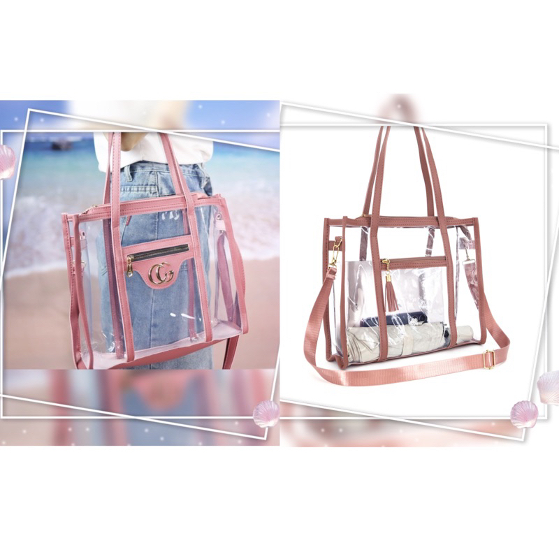 Transparent sling bag discount shopee