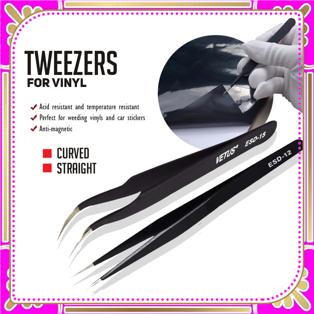 Handheld Weeding Tool for Vinyl and DIY Crafts (Tweezer Curve) Shopee