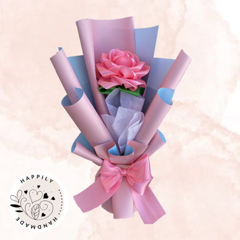 1 pc Satin Rose Bouquet | Shopee Philippines