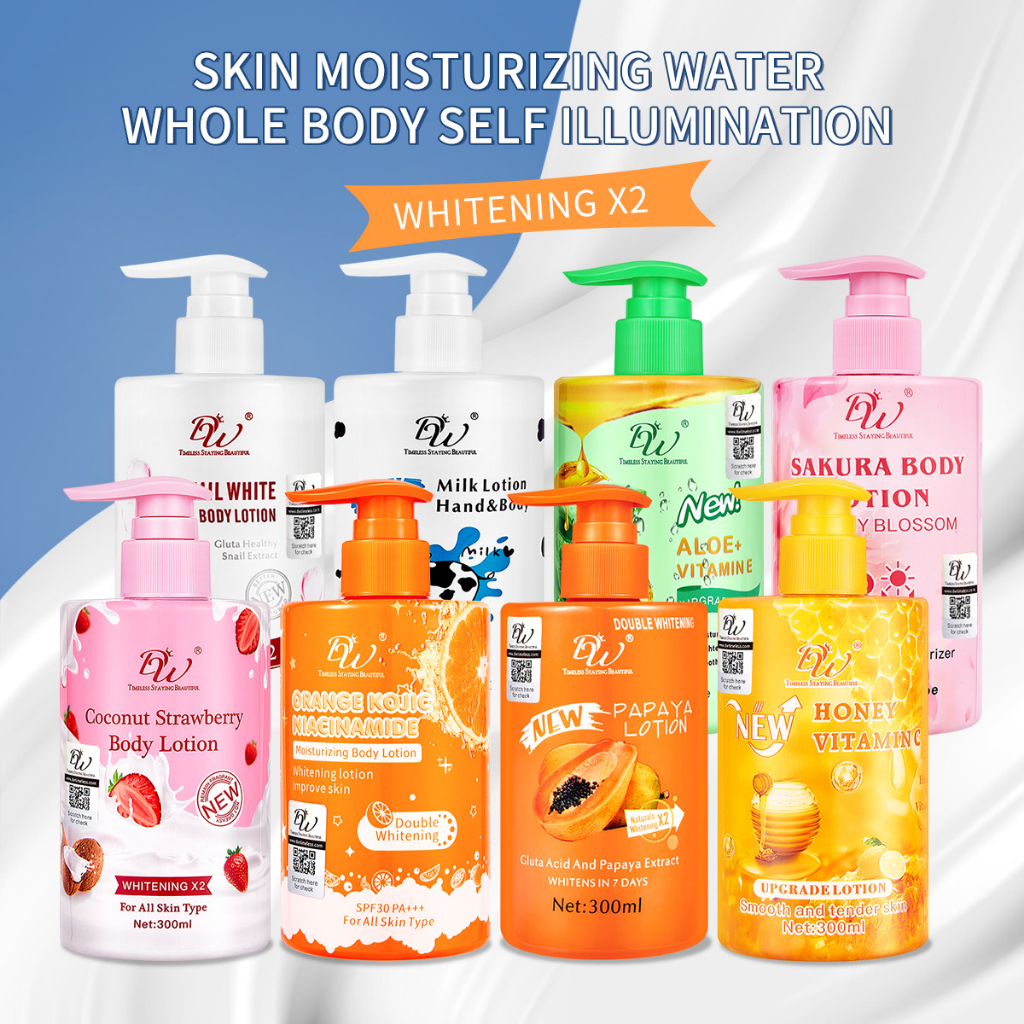 Dw Moisturizing And Whitening Brighten Body Lotion 300ml Soap Shopee Philippines 