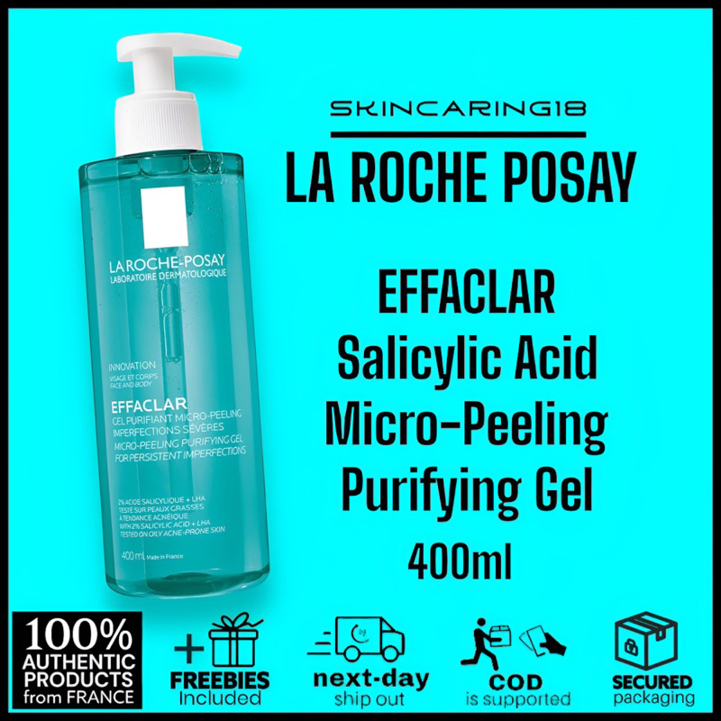 LA ROCHE POSAY Effaclar Salicylic Acid MicroPeeling Purifying Gel