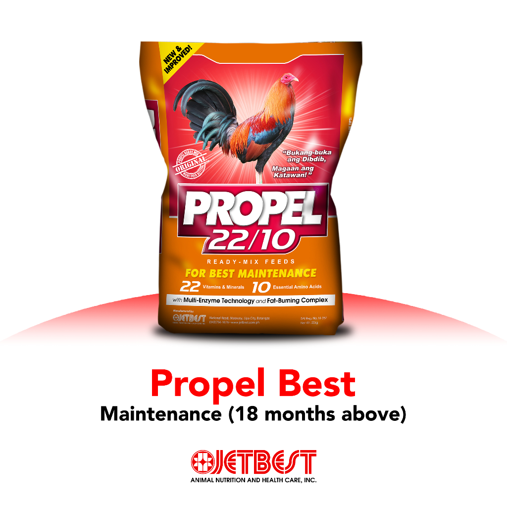 Propel 22/10 Gamefowl Best Maintenance (25KG) Shopee Philippines