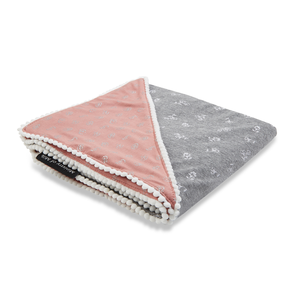 Ministry of Milk® Reversible Baby Blanket Boho Peach Shopee Philippines
