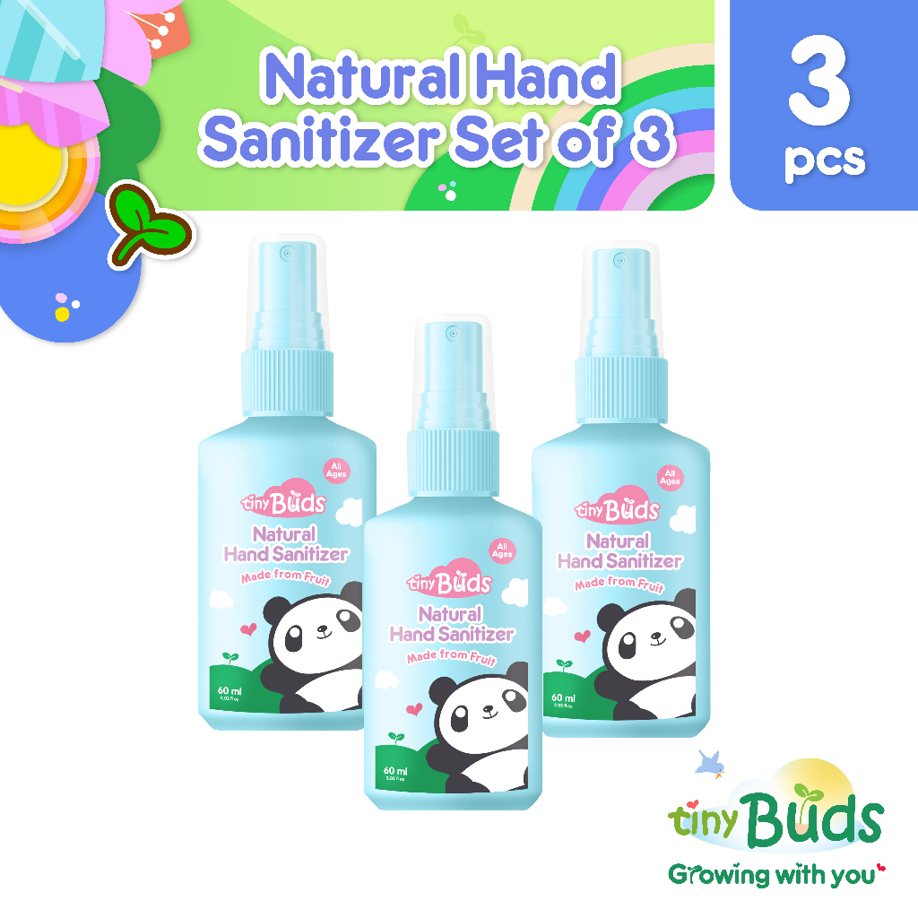 Tiny Buds Natural Baby Hand Sanitizer Oh Pomelo! Set of 3 Shopee