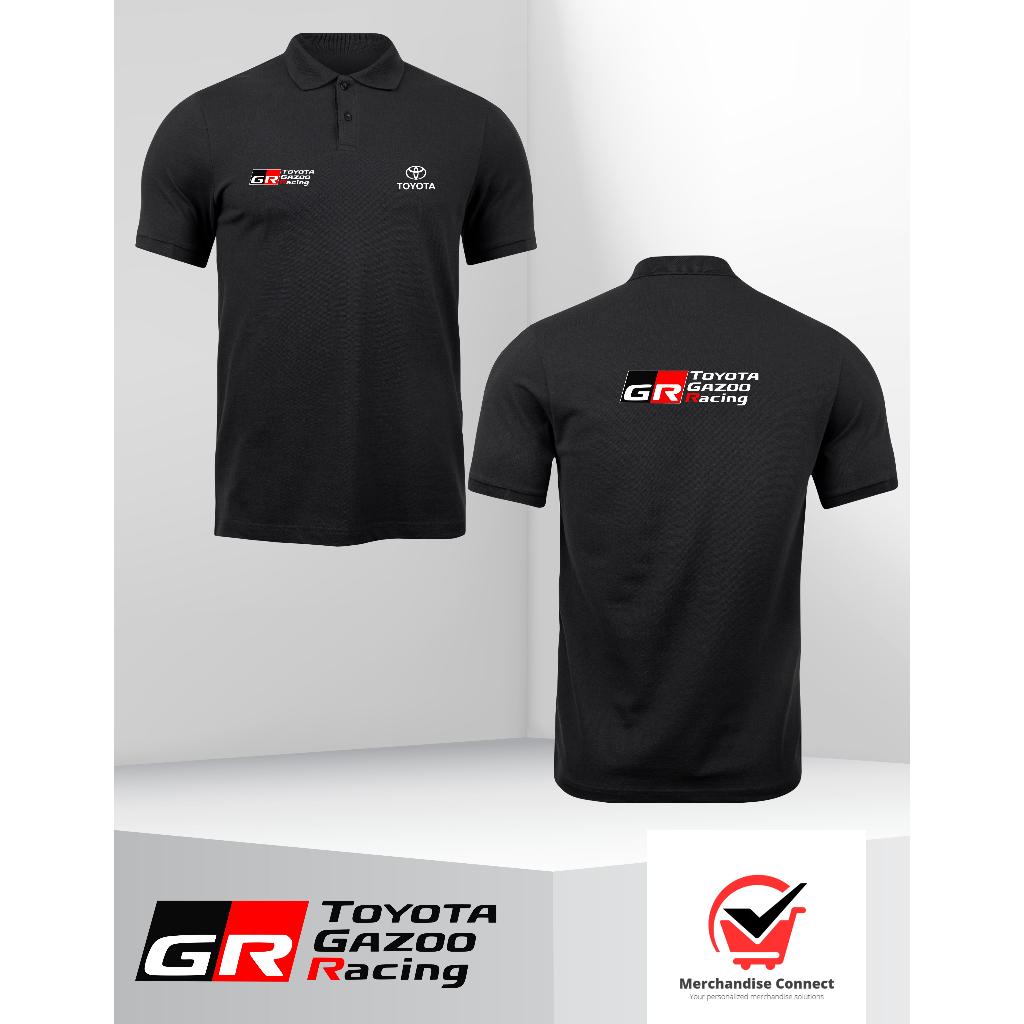 Toyota Gazoo Racing Polo-shirt | Premium Cotton Polo Shirt | Shopee ...