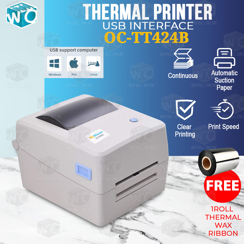 Officom Thermal Label Printer Oc Tt B Barcode Label Printer Thermal Transfer Printer