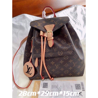 MRJC #108612 LV BIG LOGO BACKPACK WOMEN FASHION BAGS LOUIS VUITTON