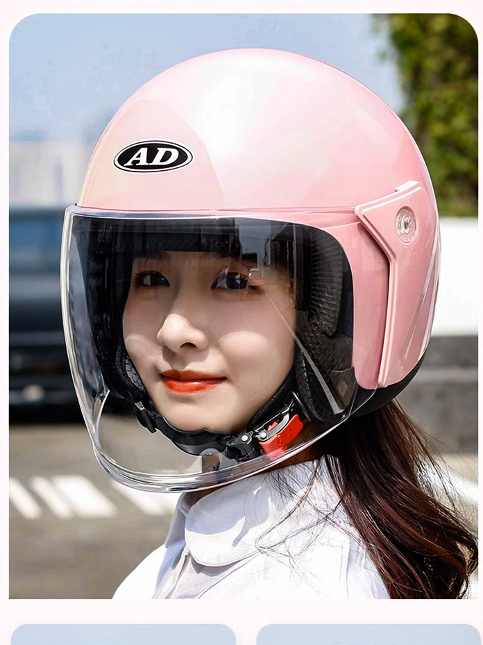 Helmet Half Face Motorcycle Helmet Open Face Helmet Male and Women Half