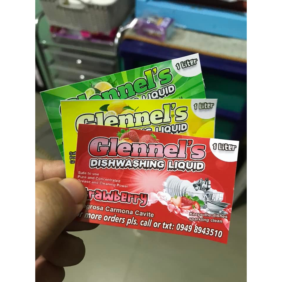 Sticker labels - dishwashing liquid per sheet | Shopee Philippines