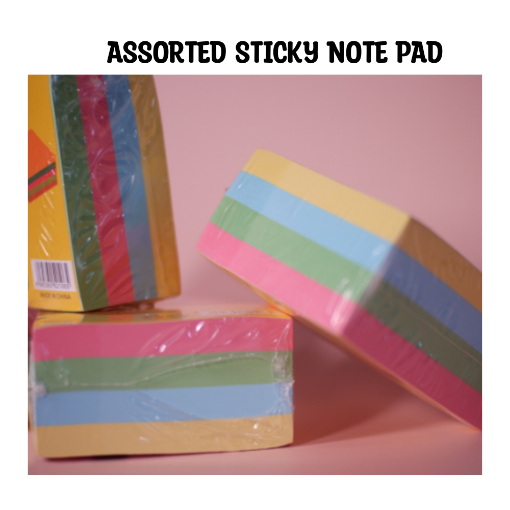 400 SHEETS ASSORTED STICKY NOTES | Shopee Philippines