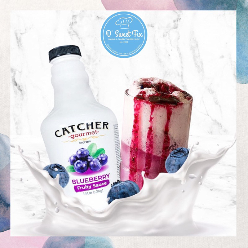 Catcher Gourmet Blueberry Fruity Sauce 1L | Shopee Philippines