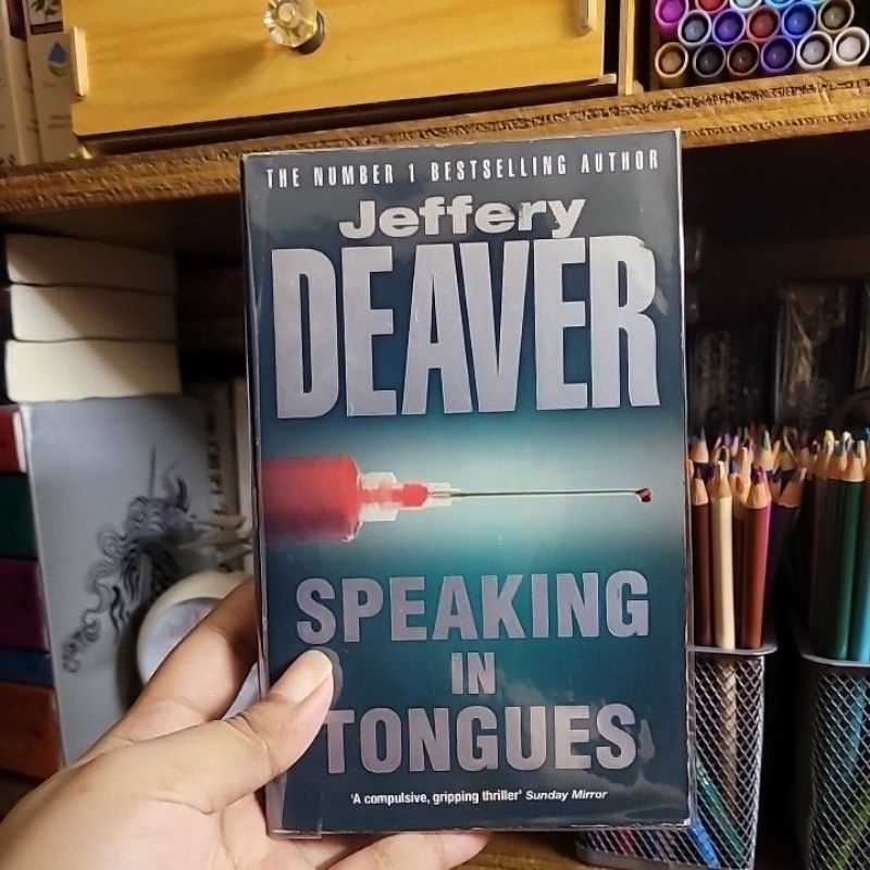 Speaking In Tongues By Jeffery Deaver Thriller Mmpb Shopee Philippines