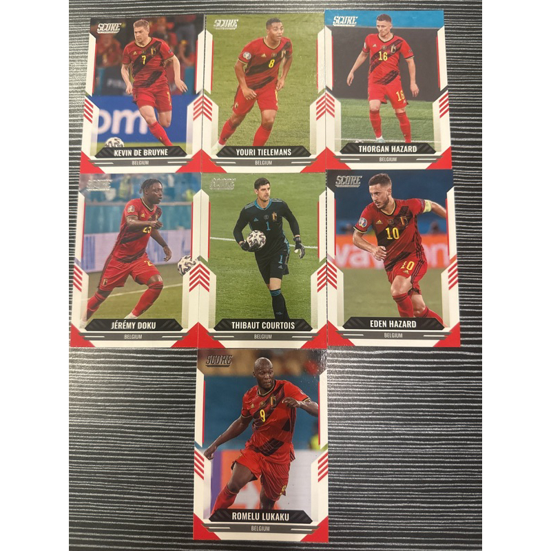 FIFA PANINI SCORE SOCCER 2021-22 - Belgium Team Card Set Kevin De ...