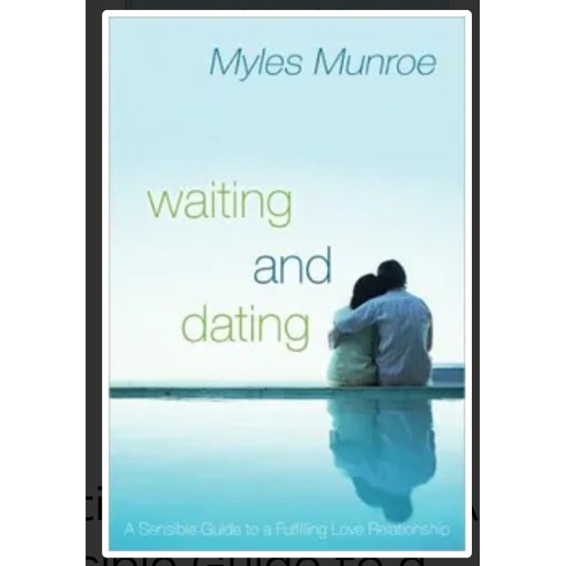 WAITING and DATING by MYLES MUNROE | Shopee Philippines