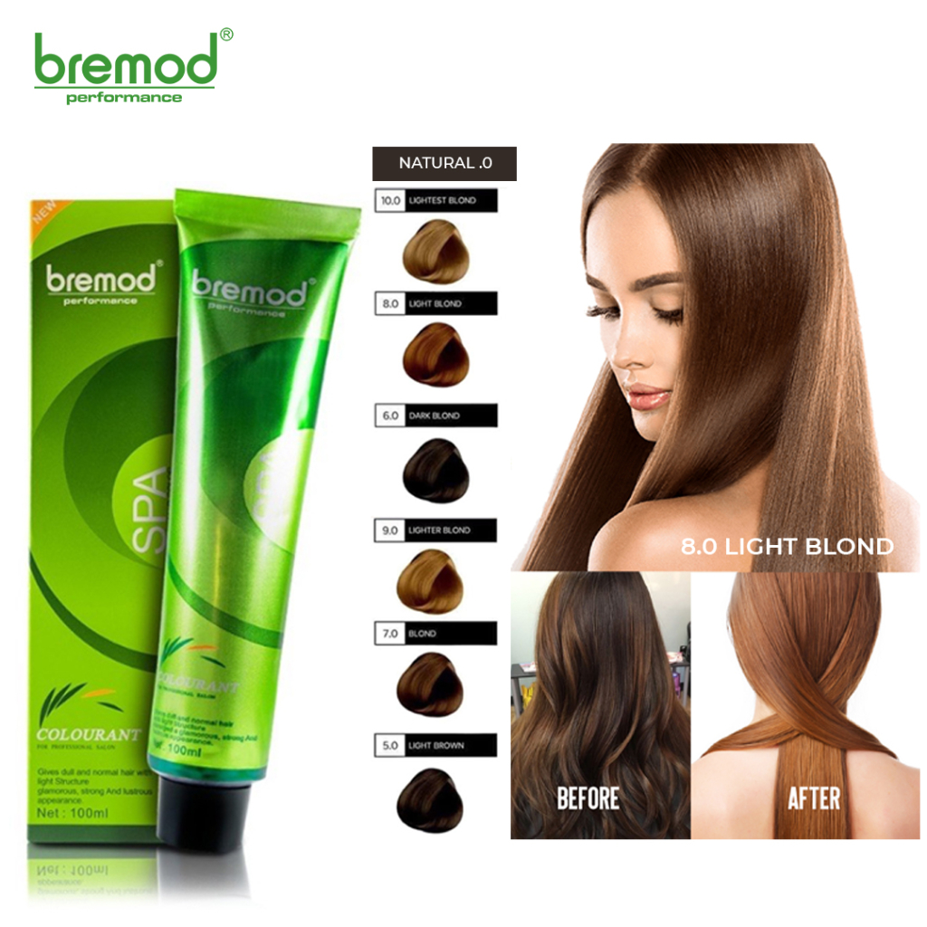 Bremod Hair Color Colour Oxidizing Cream Ml Fashion Color Br R Black Brown Blonde