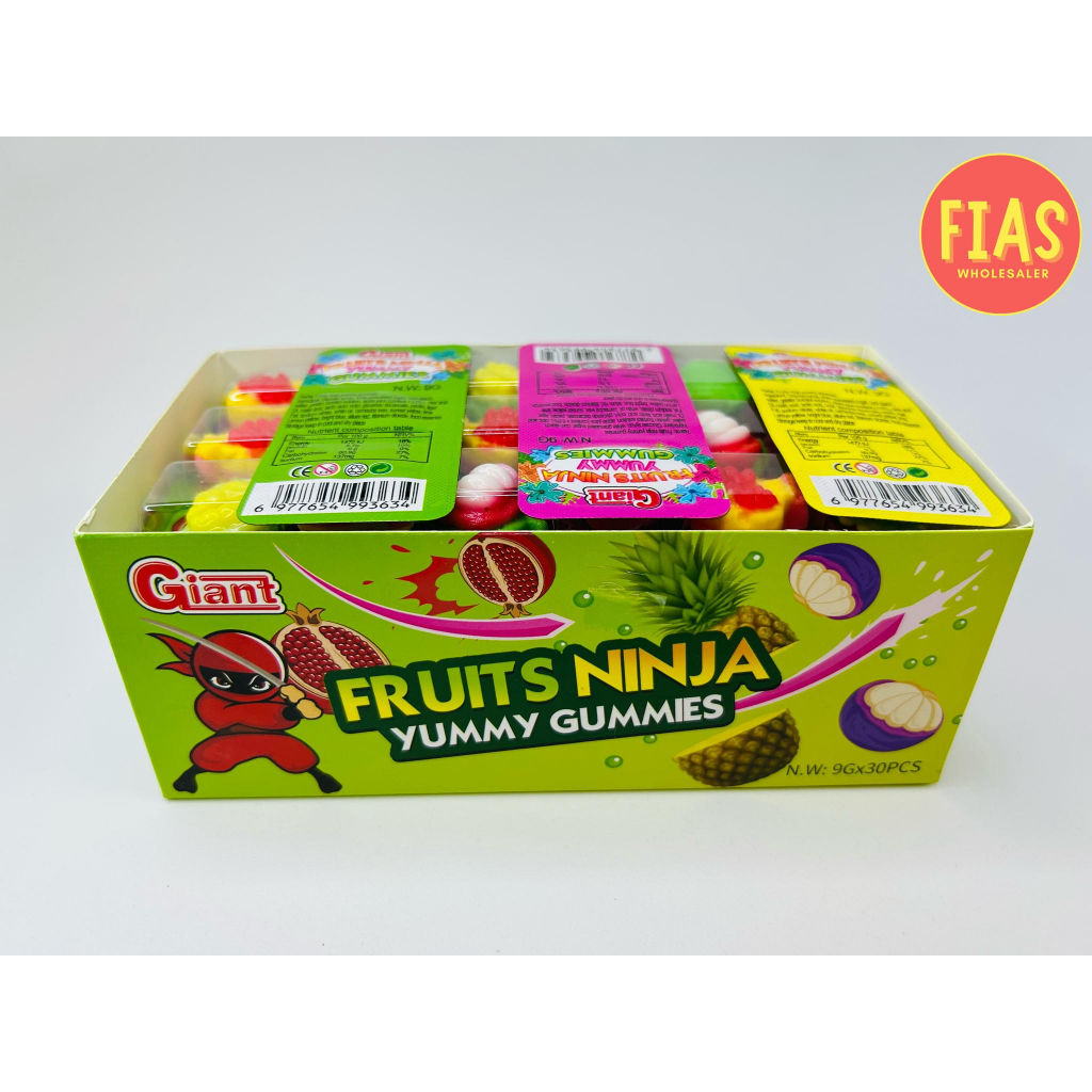 30 Pieces Fruit Ninja Gummies / Paninda / Lootbag Treats Shopee