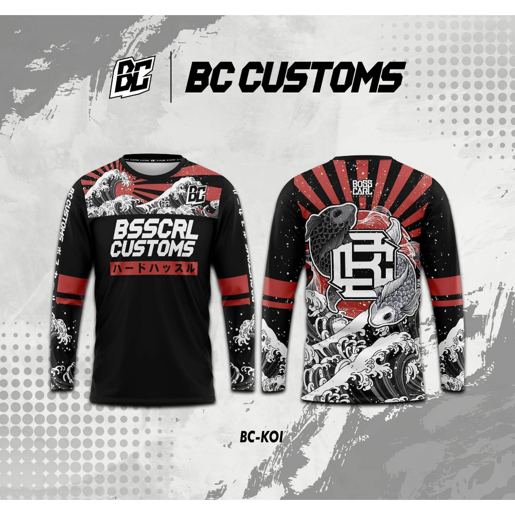 BC KOI Customized Riding Jersey Shirt Shopee Philippines