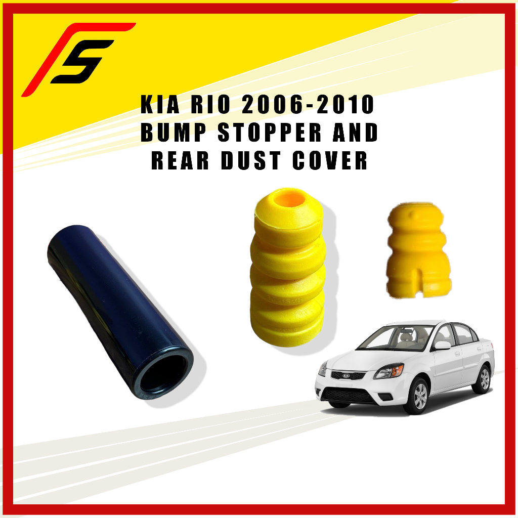 KIA RIO 2006-2011 Rubber Bumper Shock absorber | Bump Stopper | Dust ...