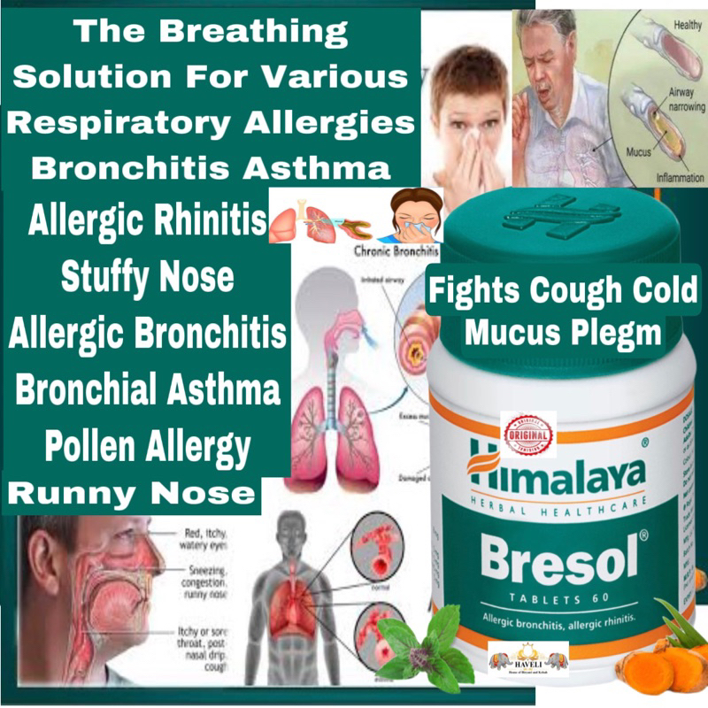 Himalaya Bresol For Allergic Rhinitis Bronchitis Shopee Philippines