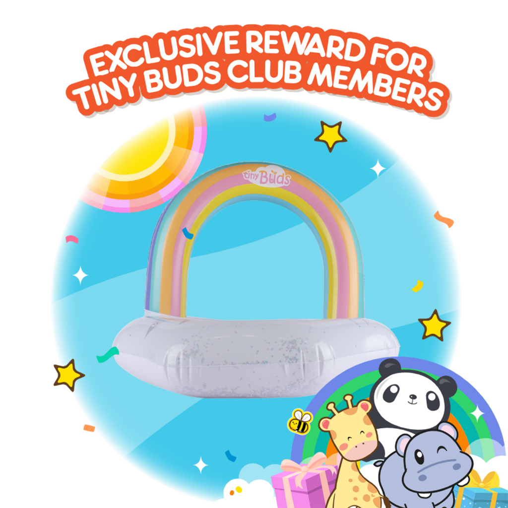 Tiny Buds Rainbow Floatie - Freebie | Shopee Philippines