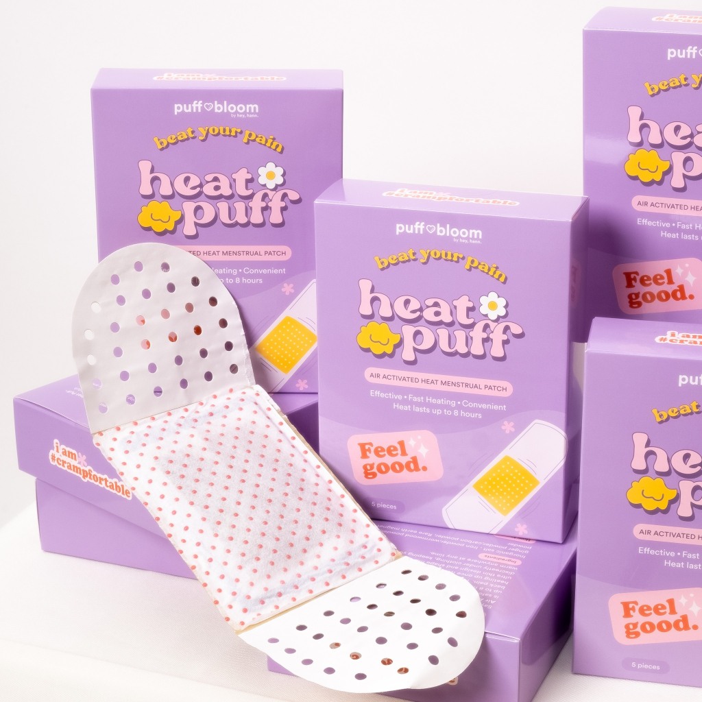 Puff & Bloom Heat Puff (Air Activated Heat Menstrual Patch) | Shopee ...