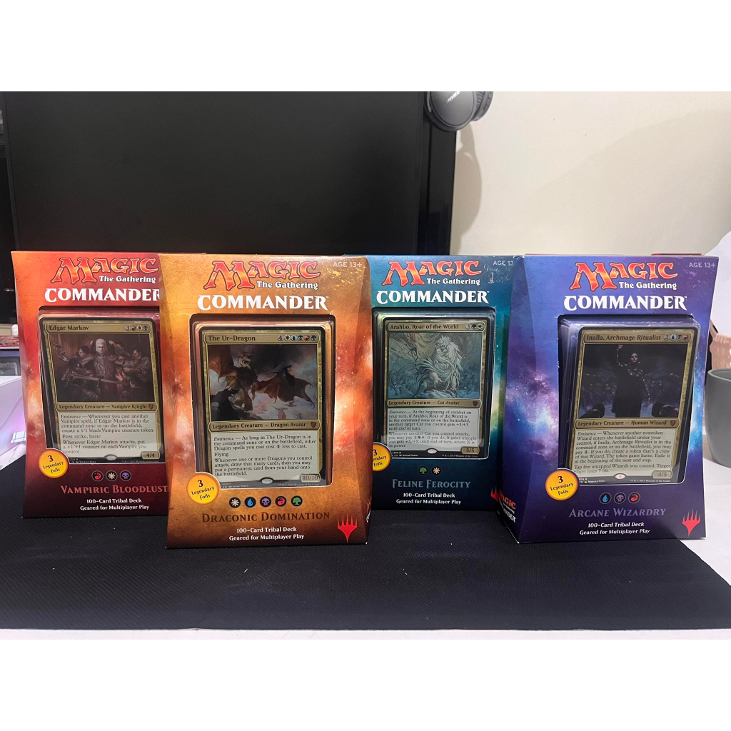 Magic The Gathering Commander 2017 Precon Set Edgar Markov The UrDragon Inalla Arahbo
