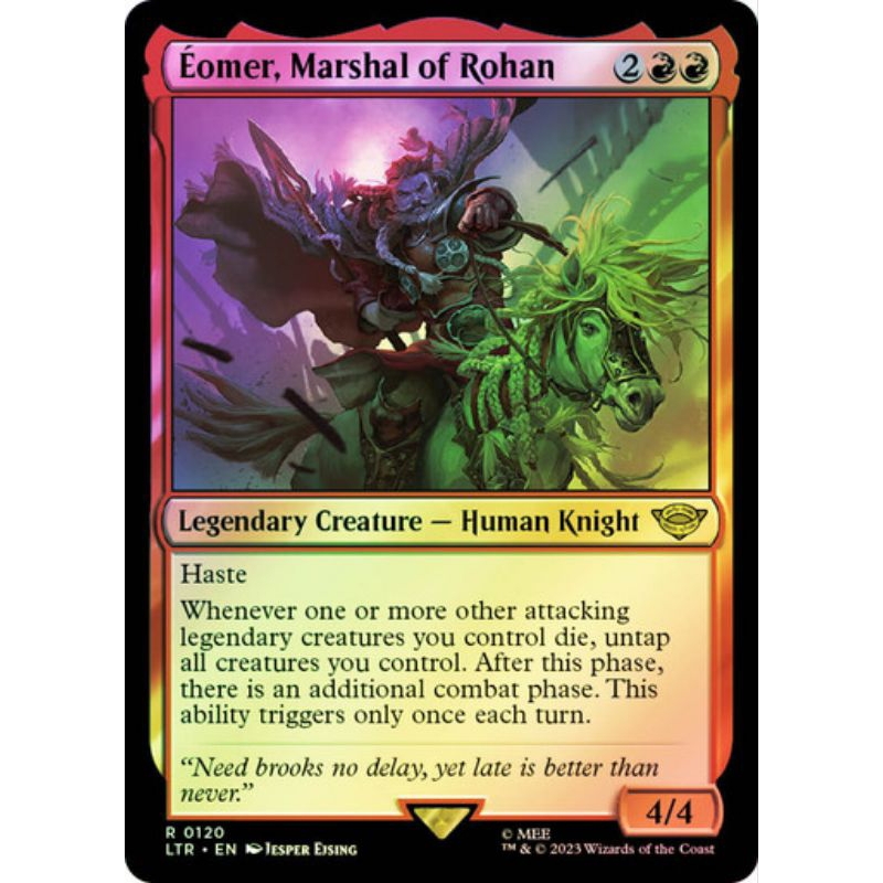 Eomer, Marshal of Rohan (foil) - LTR - Rare - MTG Cards (WotC) | Shopee ...