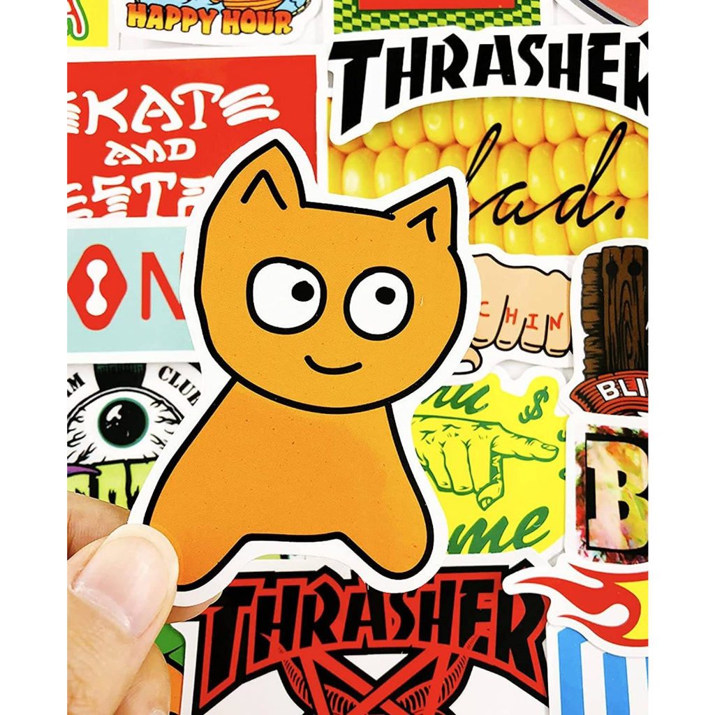 100 PCS Street Style Designs Stickers Graffiti For Notebook Guitar ...