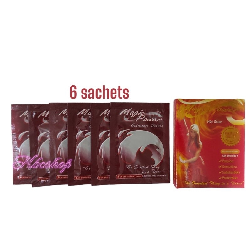 Red super magic Power tissue (safe& effective) 100%√original | Shopee ...