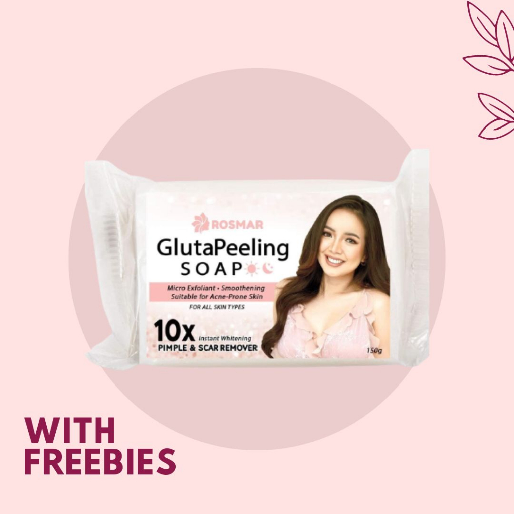 Rosmar gluta Peeling Soap Authentic | Shopee Philippines