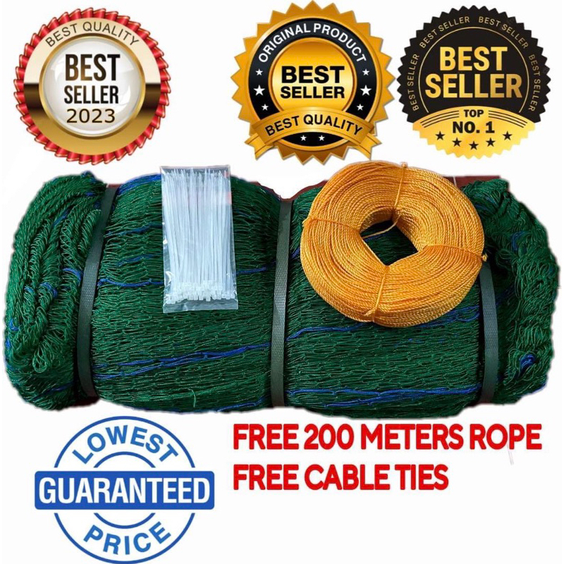 RANGE NET 1inch/1.25inch/1.5inch/2inch BY 100 METERS FREE 200 METER