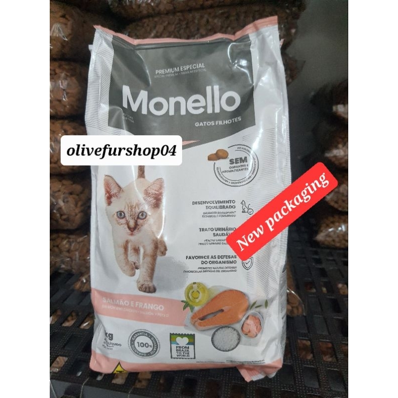 MONELLO CAT FOOD FOR KITTENS/ADULT ORIG. 1KG/ PACK Shopee Philippines