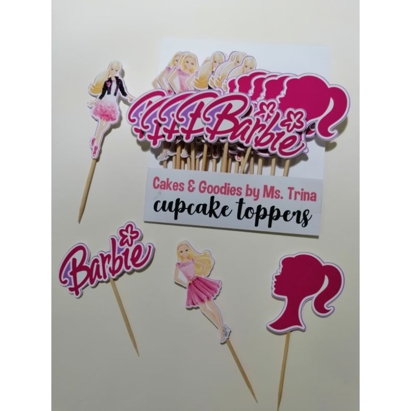 Barbie Cupcake Toppers Shopee Philippines