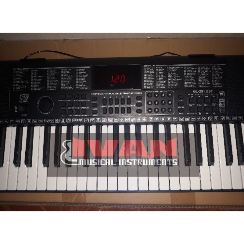 Global gl291 ubt 61 keys electronic piano keyboard Shopee Philippines
