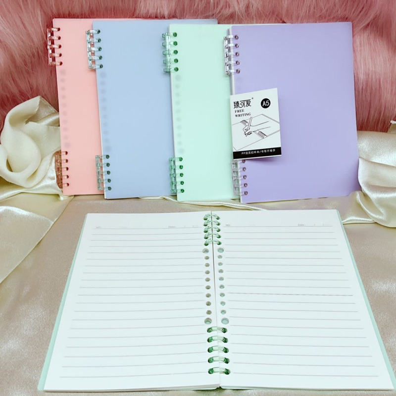 Loose Leaf Binder Notebook removable Cover Waterproof cover