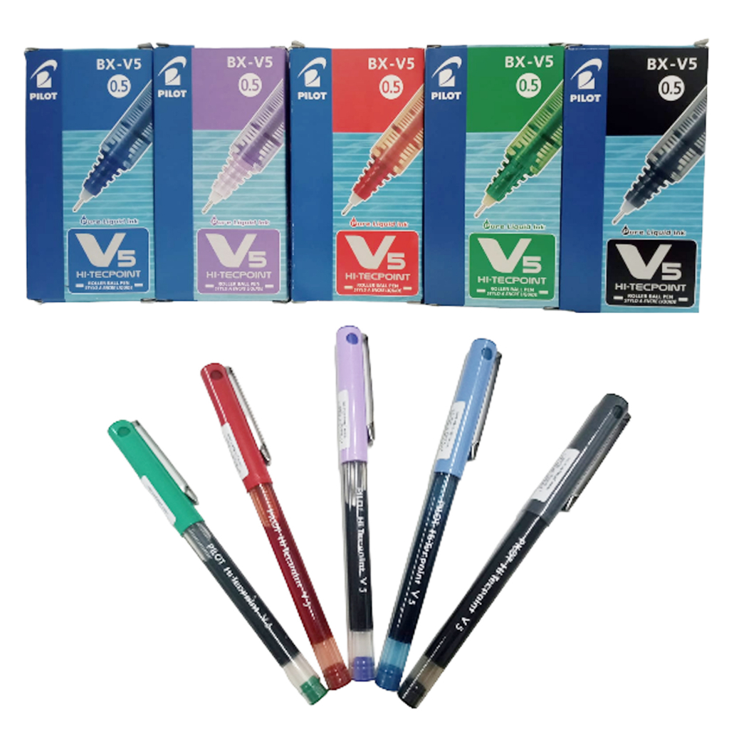 1PIECE PILOT HI-TECHPOINT ROLLER BALLPEN Pilot V5 0.5MM | Shopee ...