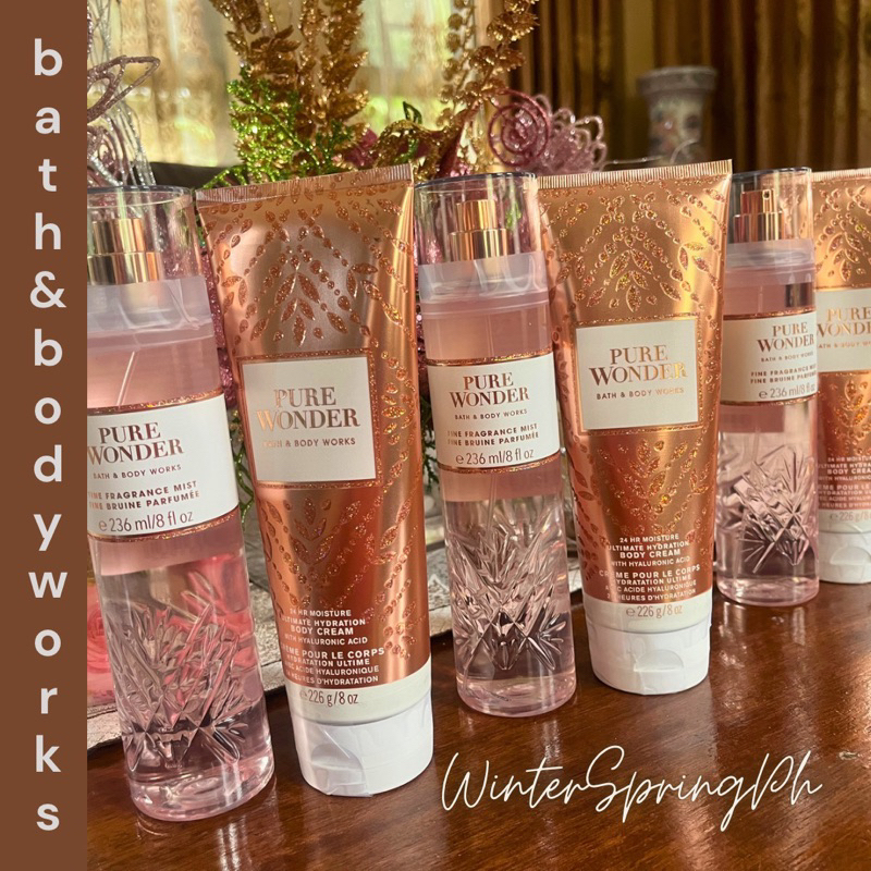 Pure Wonder BBW Set of Fine Fragrance Mist and Ultimate Hydration Body