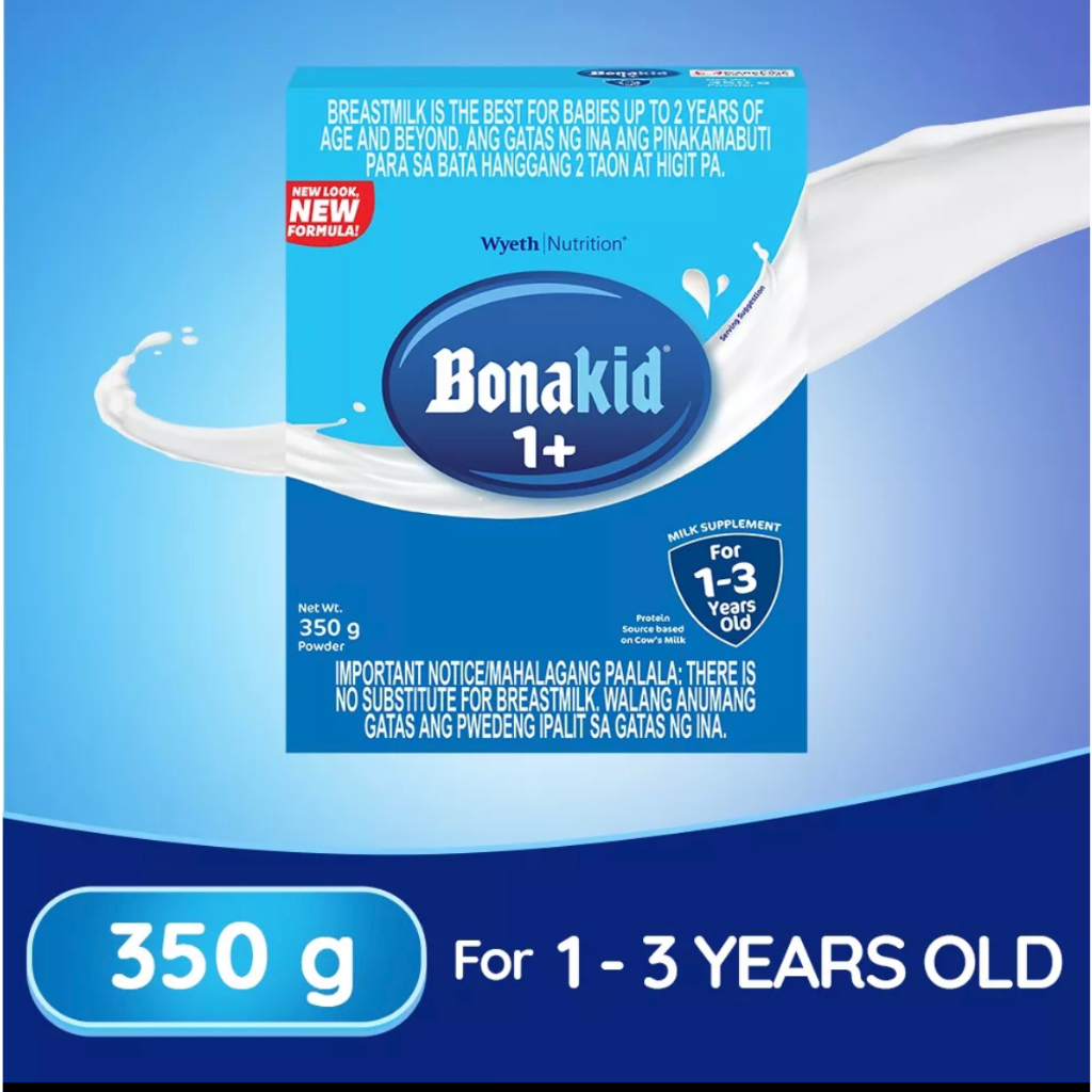 BONAKID 1+ Stage 3 Milk Supplement for 1 to 3 years old 350g Box
