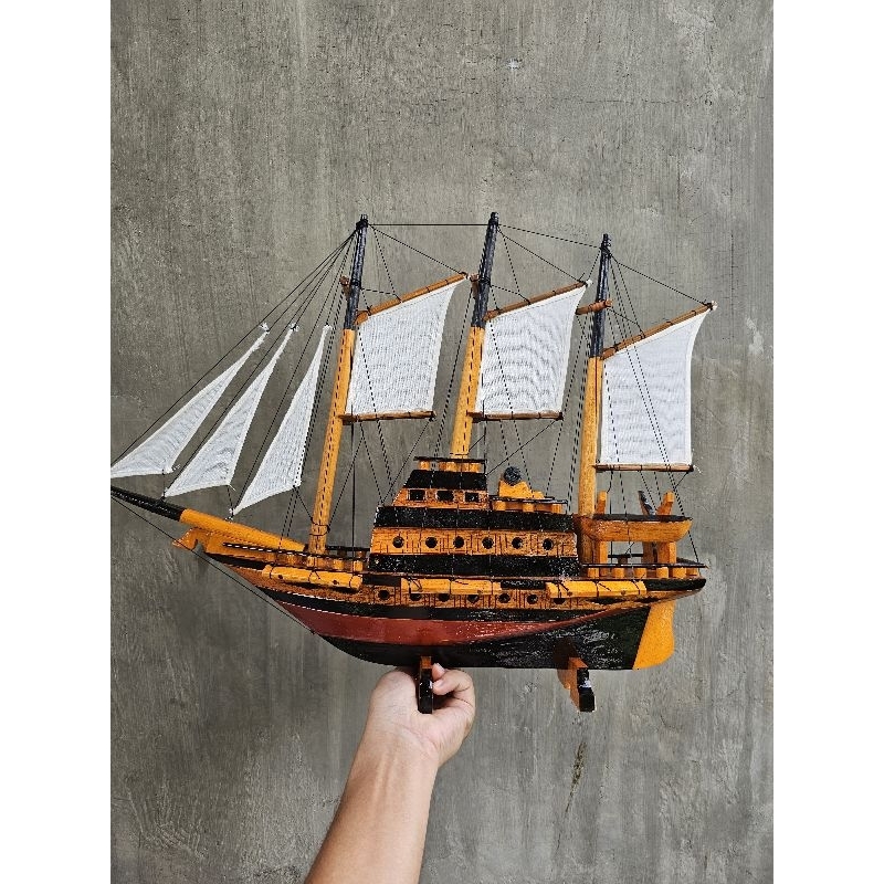 Wooden Ship Model Made of Philippines | Shopee Philippines