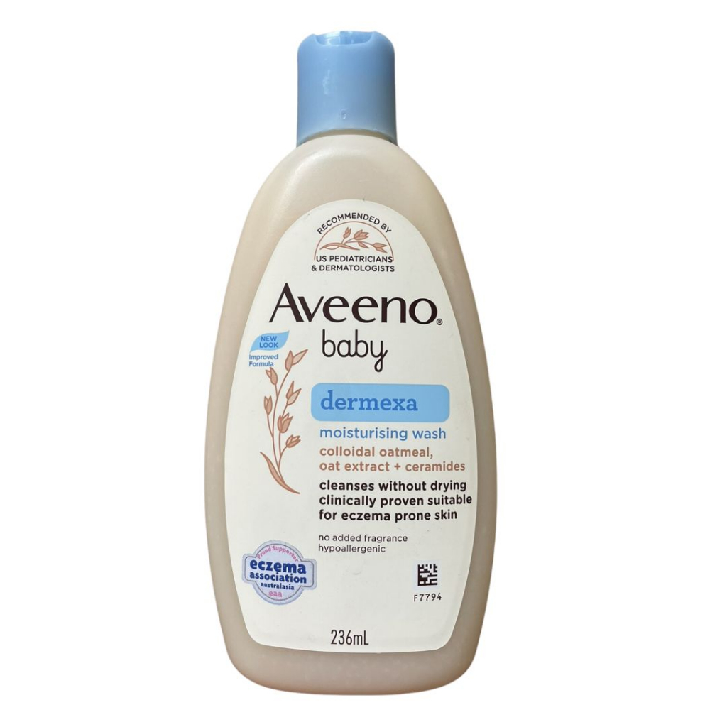 Aveeno Baby Dermexa Fragrance Free Moisturising Body Wash 236ml