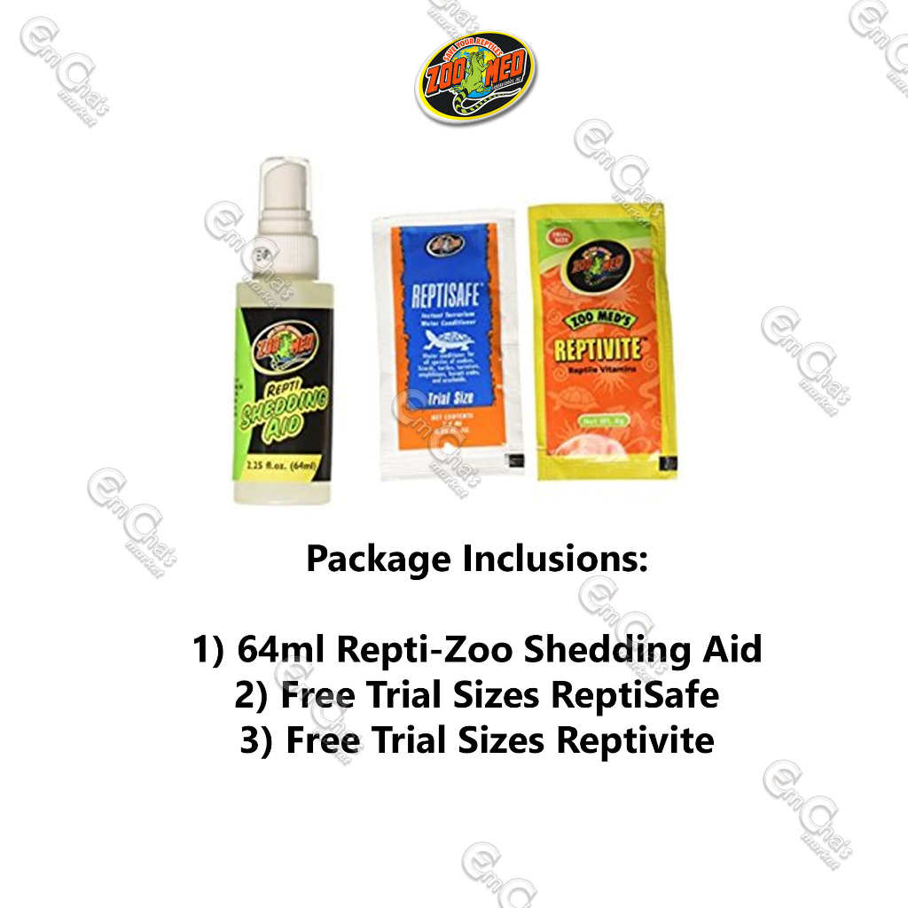 Zoomed Repti Shedding Aid 64ml (2.25Fl oz) Lizard Shedding Aid Snake ...