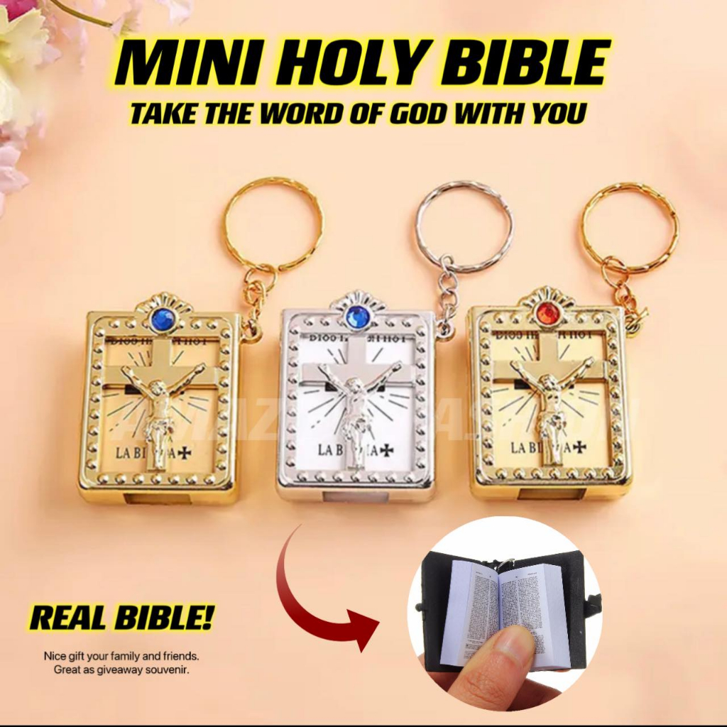 12Pcs MINI HOLY BIBLE [English] with Case [CHEAPEST!] | Shopee Philippines