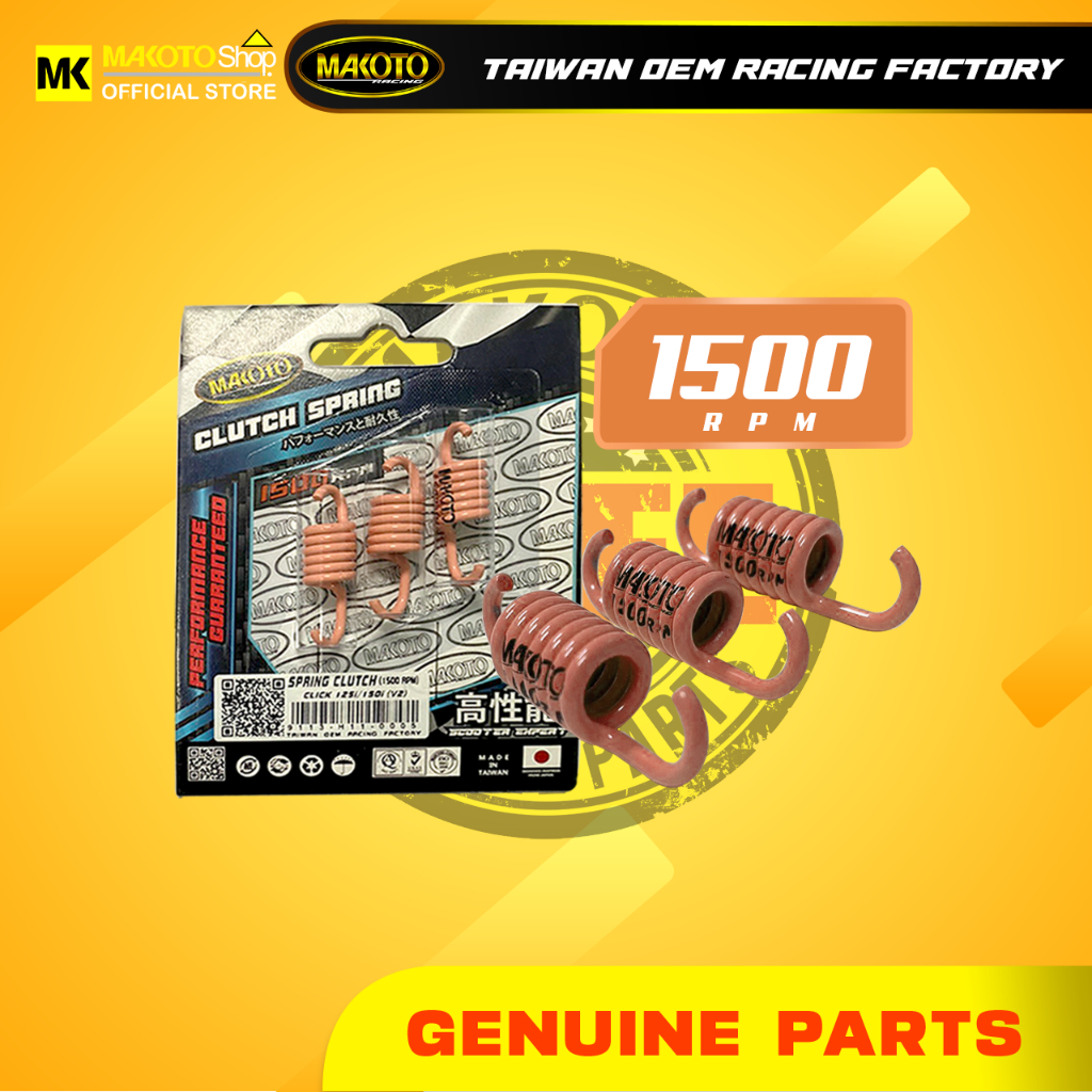Makoto Racing Clutch Spring (1000 RPM / 1200 RPM / 1500 RPM) | Shopee ...
