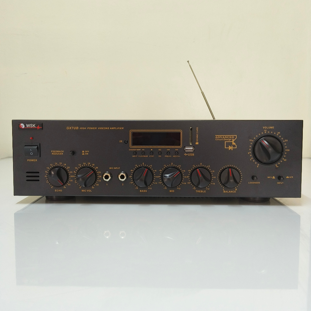 Golden Eagle GX7UB USB/BT/FM Professional High Power Videoke Amplifier