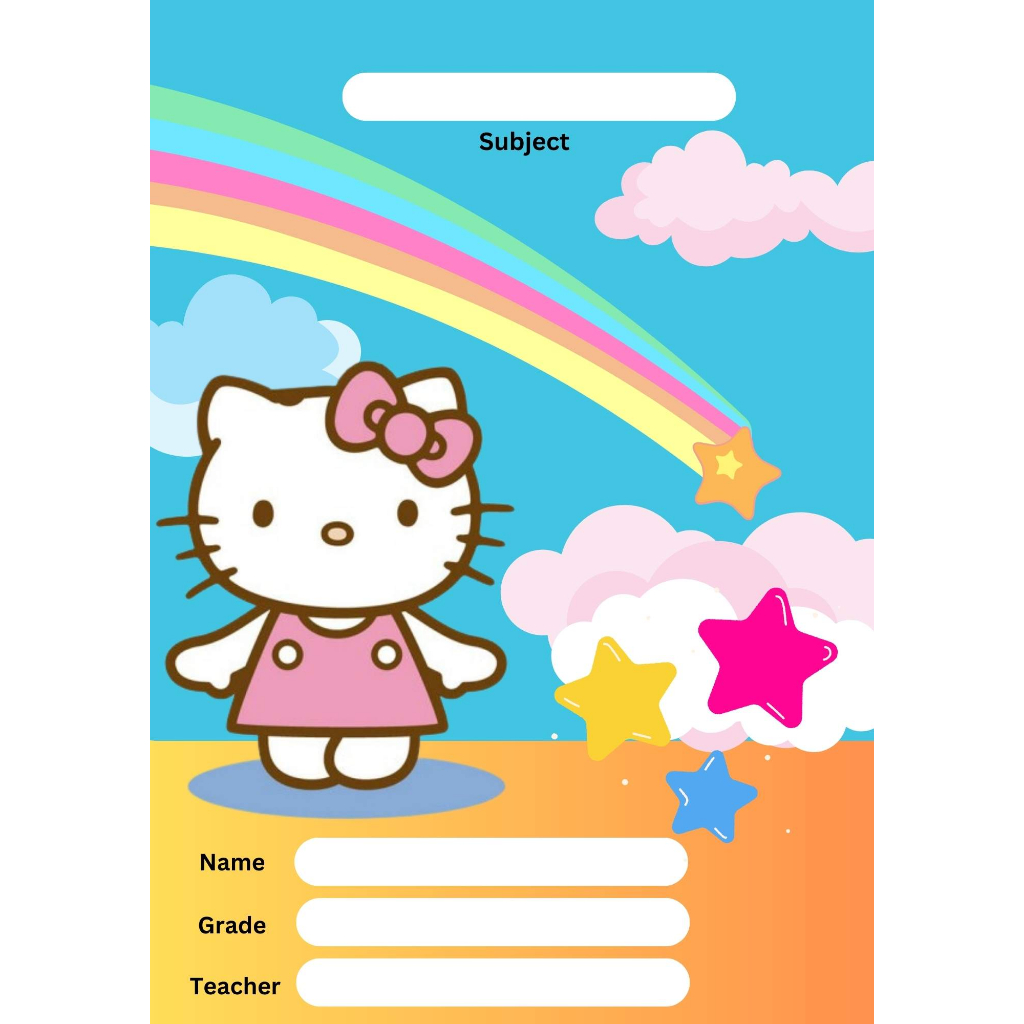 Hello Kitty Writing Notebook Composition Notebook for Kids Kinder to