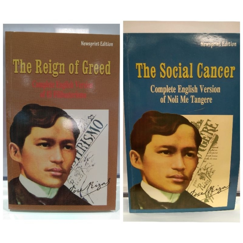 The Social Cancer The Reign Of Greed Complete English Version Of Noli Me Tangere El